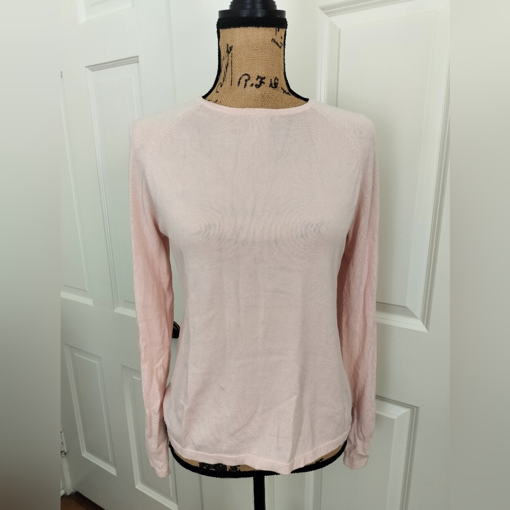 J. McLaughlin Sweatshirt Light Pink Color Size M Women's